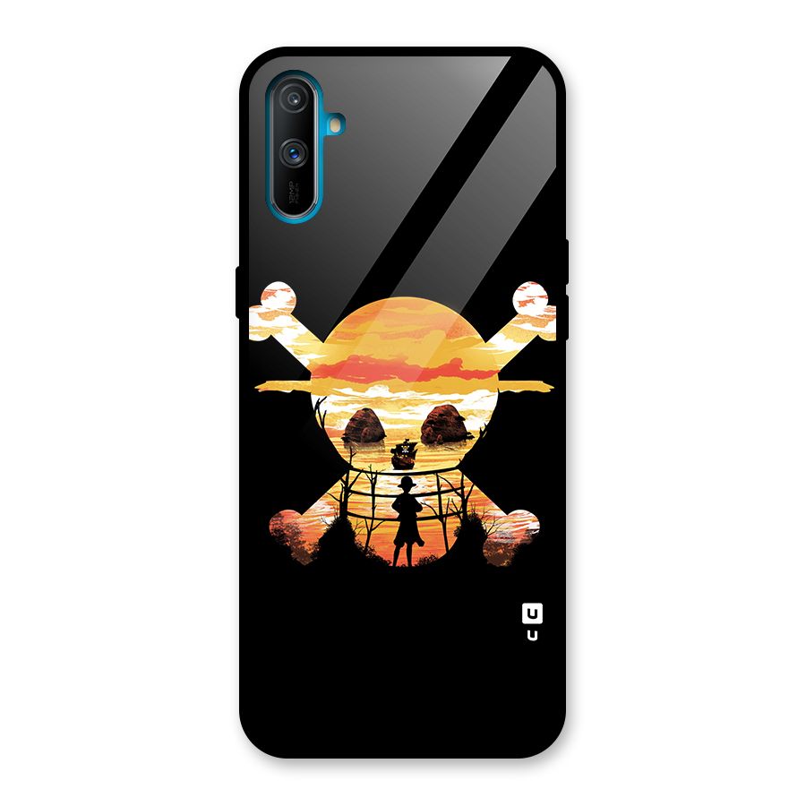 Minimal One Piece Glass Back Case for Realme C3