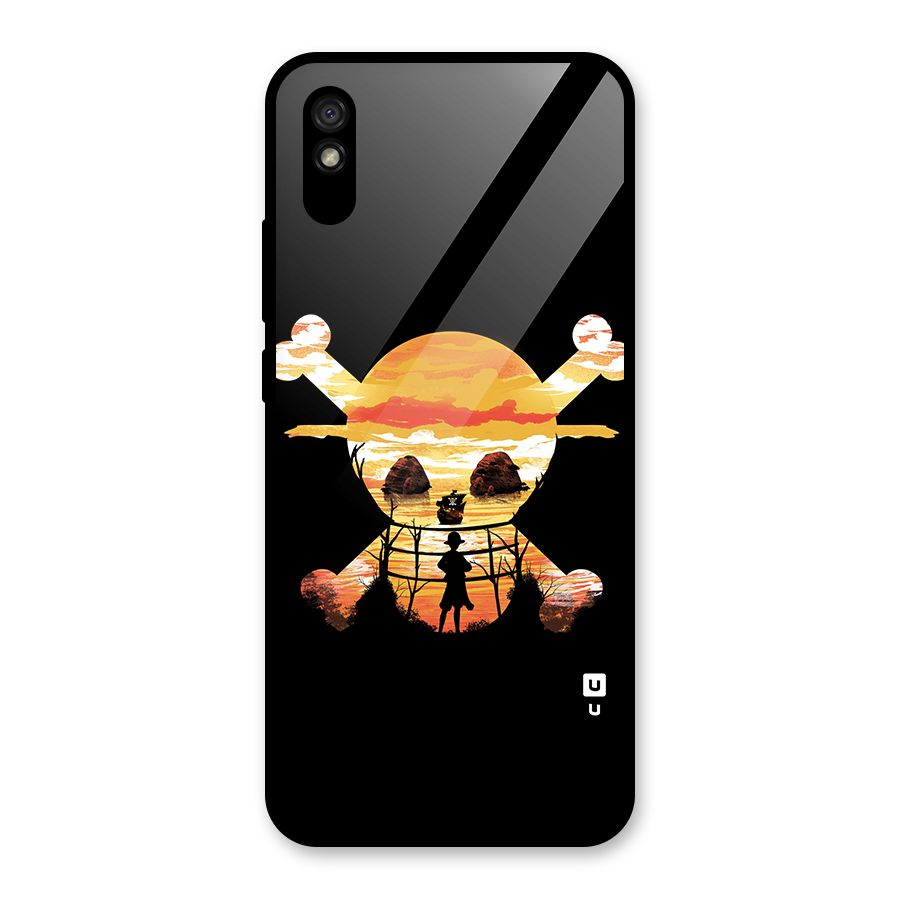 Minimal One Piece Glass Back Case for Redmi 9i