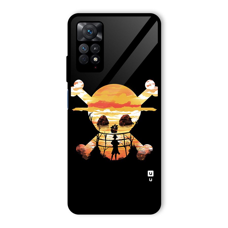Minimal One Piece Glass Back Case for Redmi Note 11 Pro