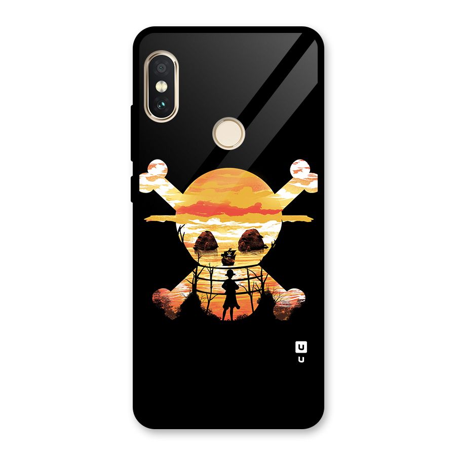 Minimal One Piece Glass Back Case for Redmi Note 5 Pro