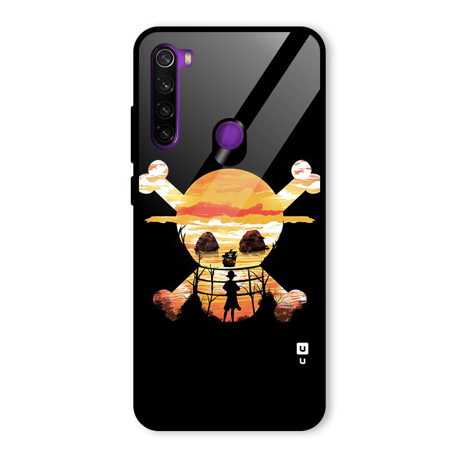 Minimal One Piece Glass Back Case for Redmi Note 8