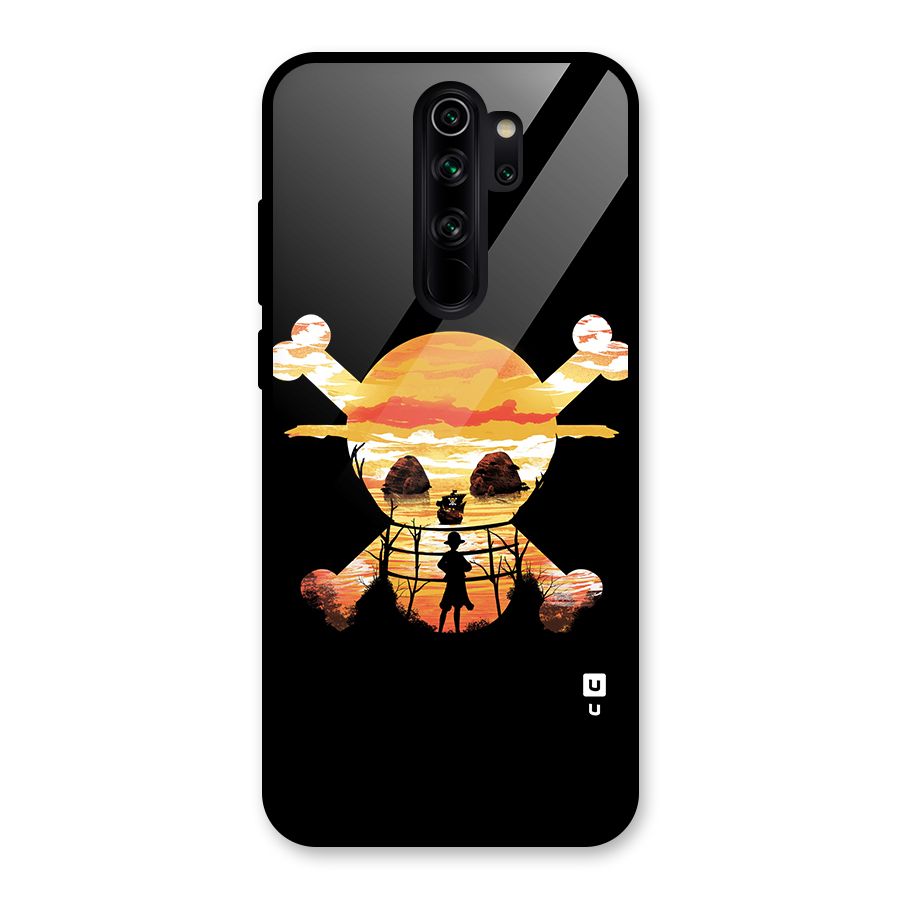 Minimal One Piece Glass Back Case for Redmi Note 8 Pro