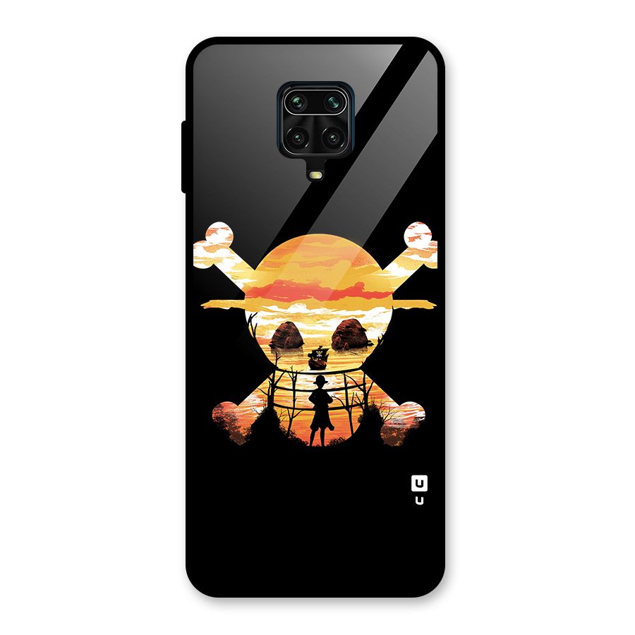 Minimal One Piece Glass Back Case for Redmi Note 9 Pro