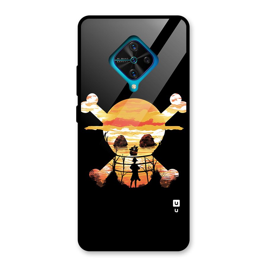Minimal One Piece Glass Back Case for Vivo S1 Pro