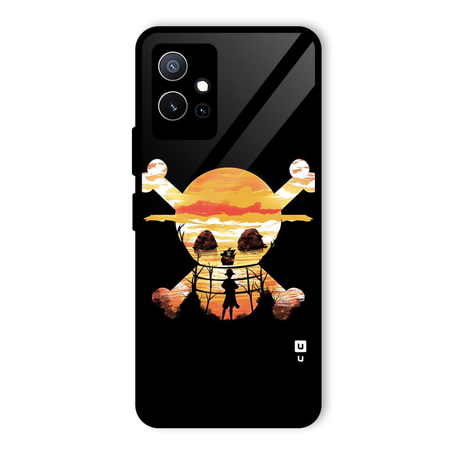 Minimal One Piece Glass Back Case for Vivo T1 5G