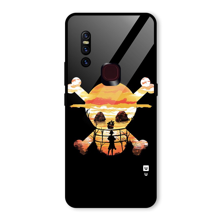 Minimal One Piece Glass Back Case for Vivo V15