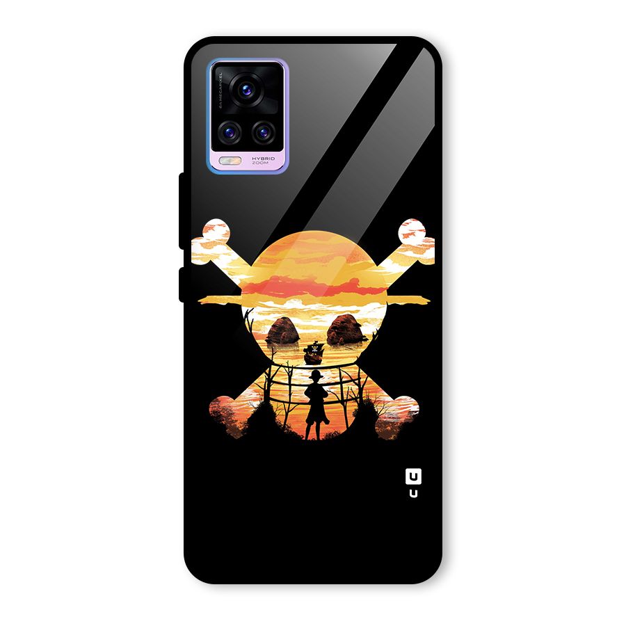 Minimal One Piece Glass Back Case for Vivo V20 Pro