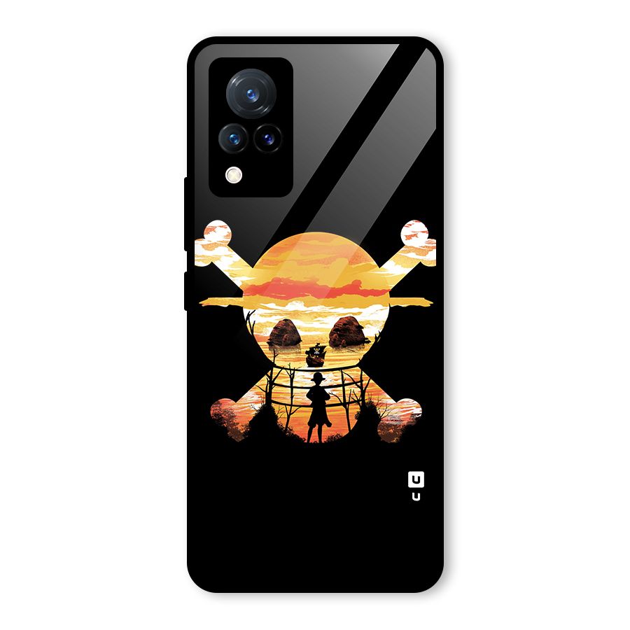 Minimal One Piece Glass Back Case for Vivo V21 5G