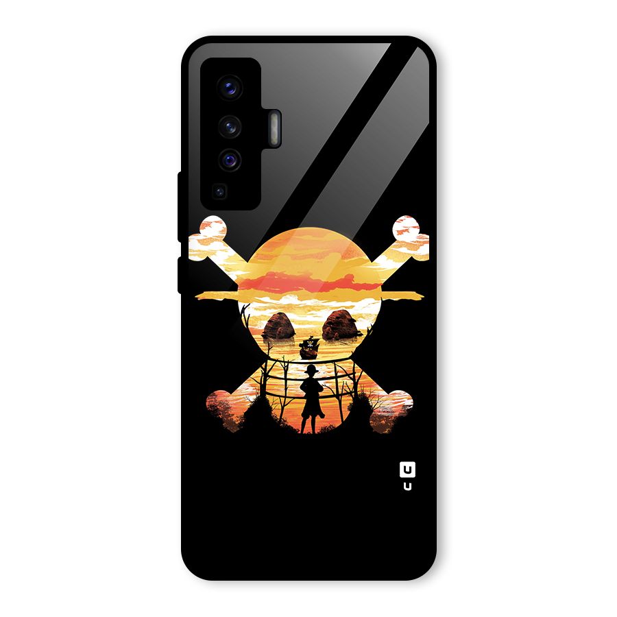 Minimal One Piece Glass Back Case for Vivo X50