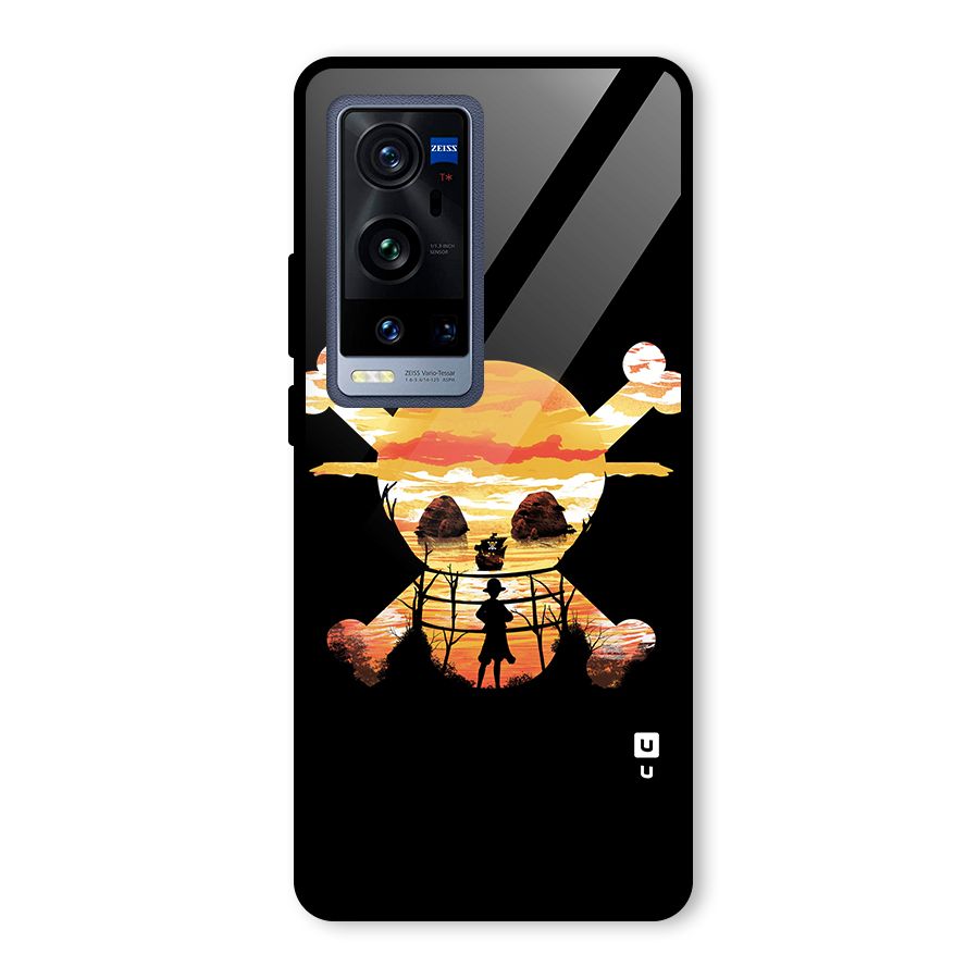 Minimal One Piece Glass Back Case for Vivo X60 Pro Plus