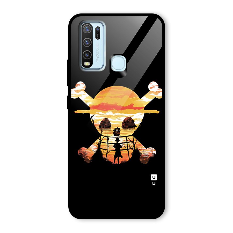 Minimal One Piece Glass Back Case for Vivo Y30
