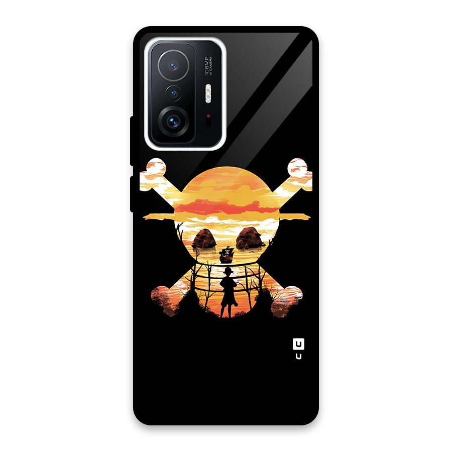 Minimal One Piece Glass Back Case for Xiaomi 11T Pro