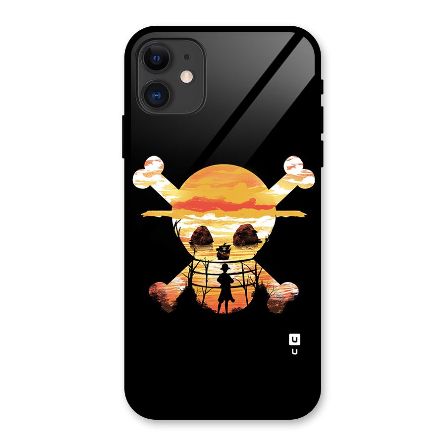 Minimal One Piece Glass Back Case for iPhone 11