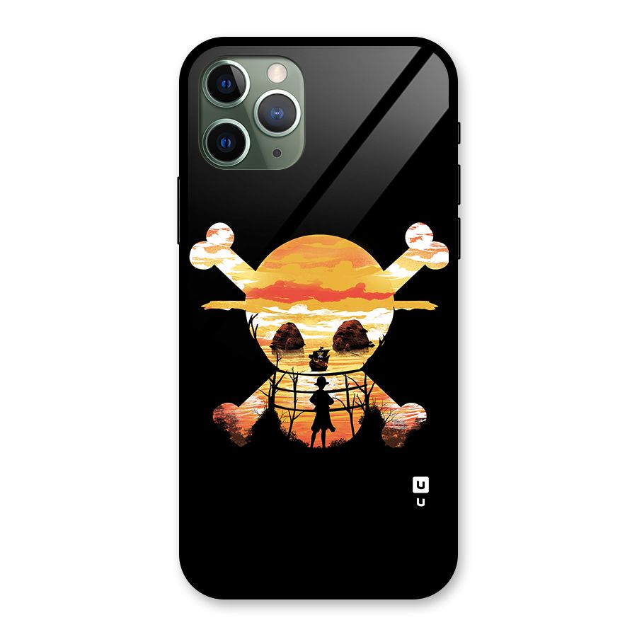 Minimal One Piece Glass Back Case for iPhone 11 Pro