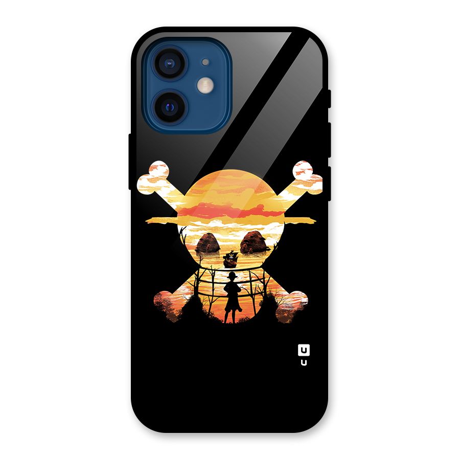 Minimal One Piece Glass Back Case for iPhone 12 Mini