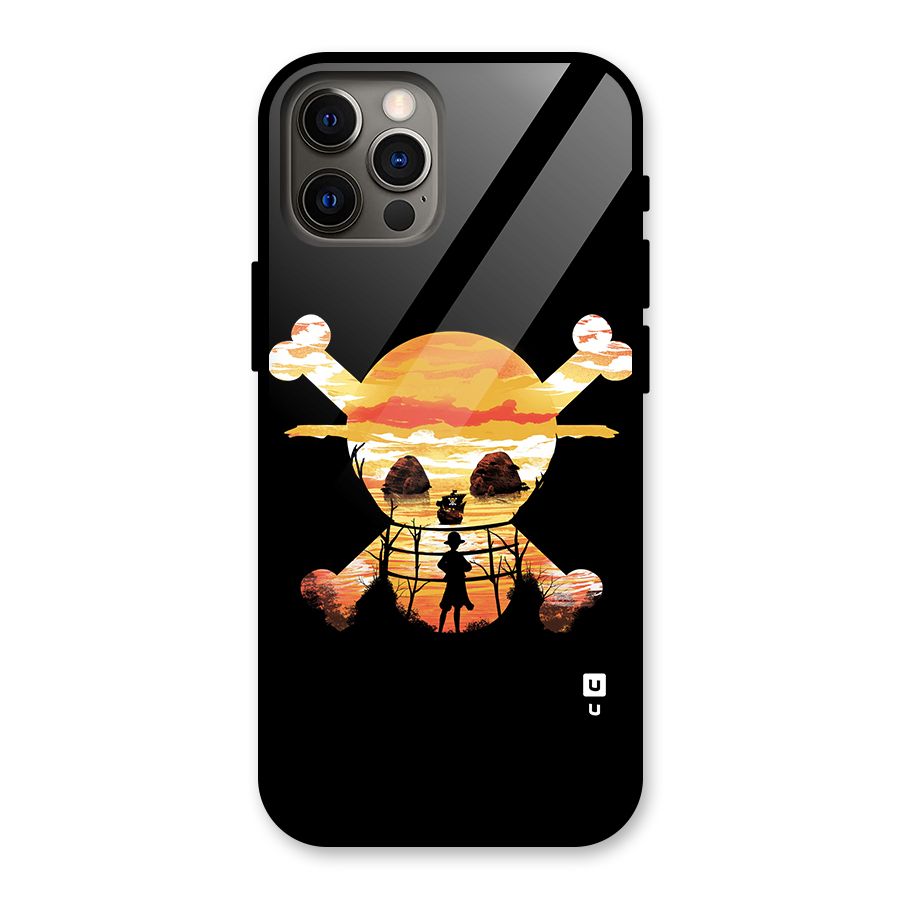 Minimal One Piece Glass Back Case for iPhone 12 Pro