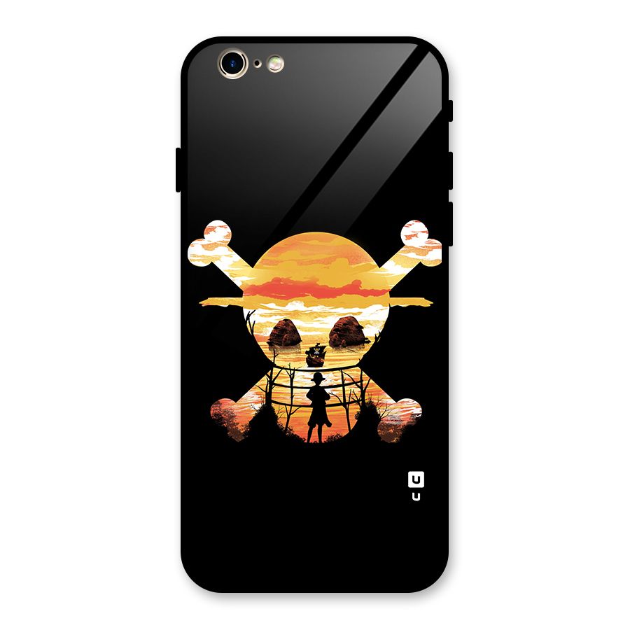 Minimal One Piece Glass Back Case for iPhone 6 6S