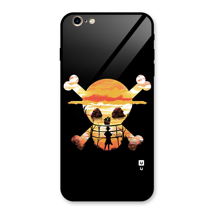 Minimal One Piece Glass Back Case for iPhone 6 Plus 6S Plus