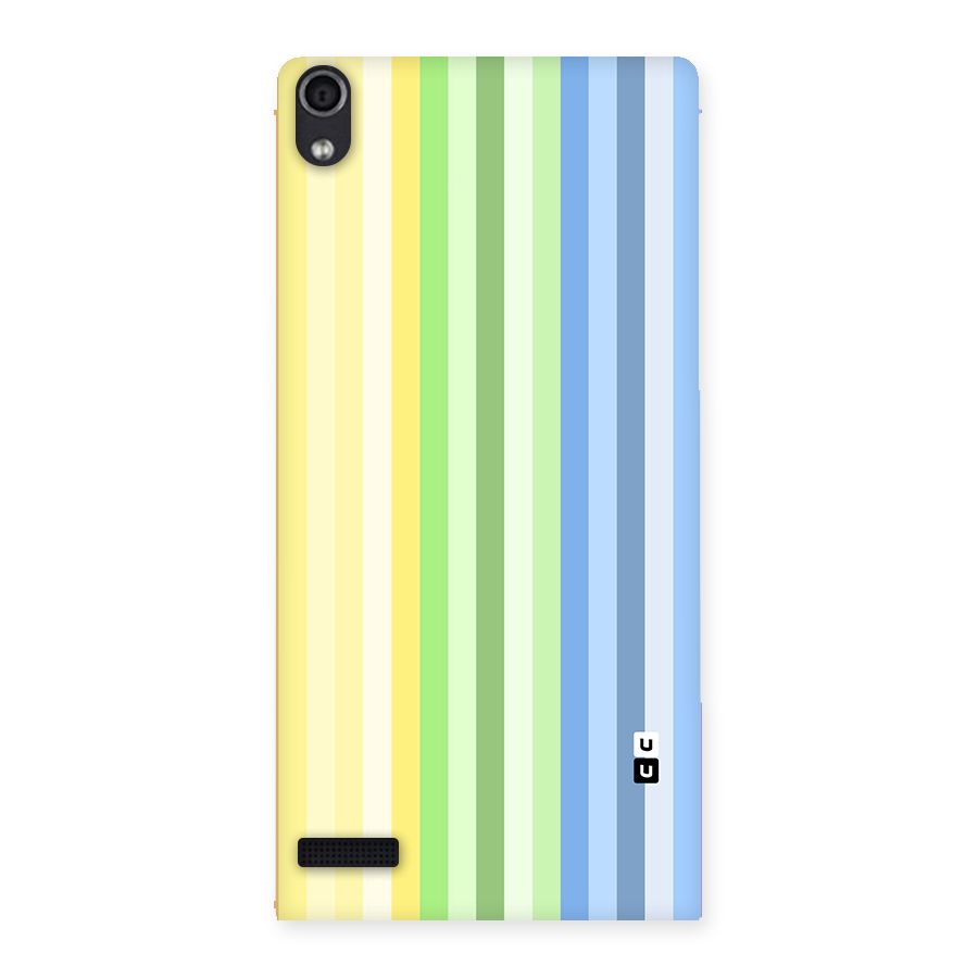 Minimal Pastel Shades Stripes Back Case for Ascend P6