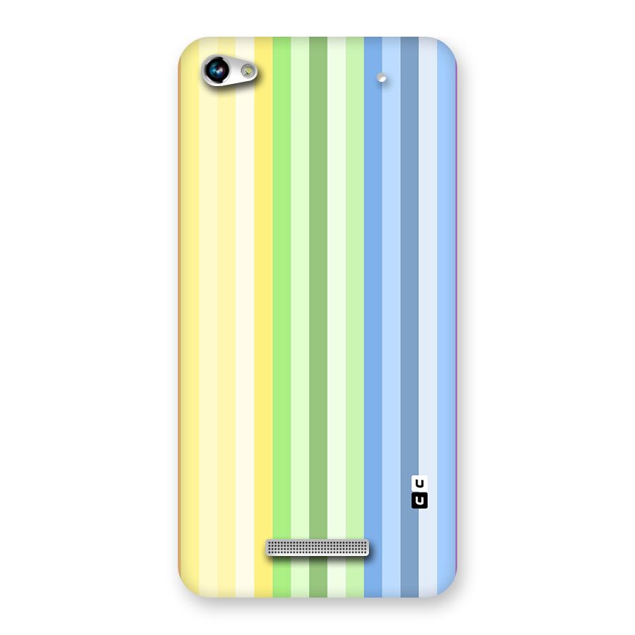 Minimal Pastel Shades Stripes Back Case for Canvas Hue 2 A316