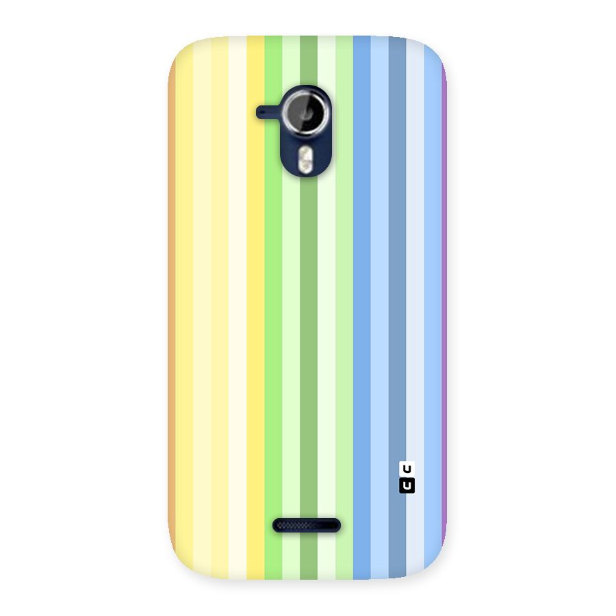 Minimal Pastel Shades Stripes Back Case for Canvas Magnus A117