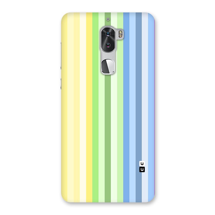 Minimal Pastel Shades Stripes Back Case for Coolpad Cool 1