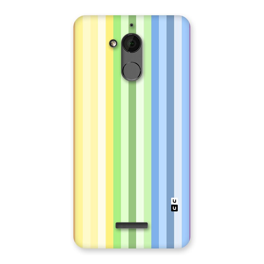 Minimal Pastel Shades Stripes Back Case for Coolpad Note 5