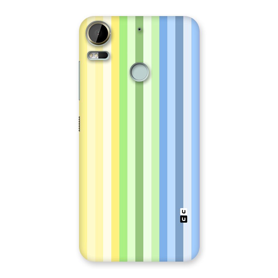 Minimal Pastel Shades Stripes Back Case for Desire 10 Pro