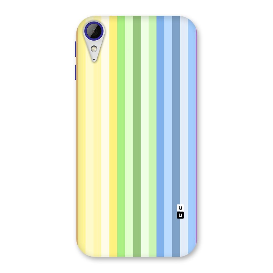 Minimal Pastel Shades Stripes Back Case for Desire 830