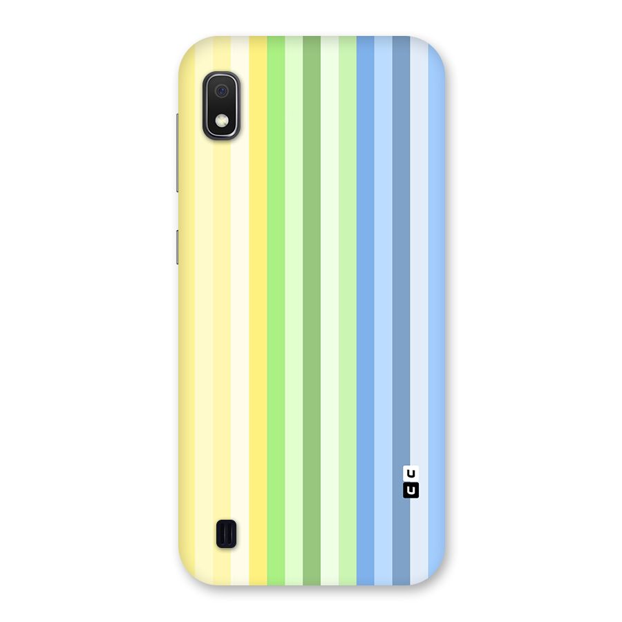 Minimal Pastel Shades Stripes Back Case for Galaxy A10