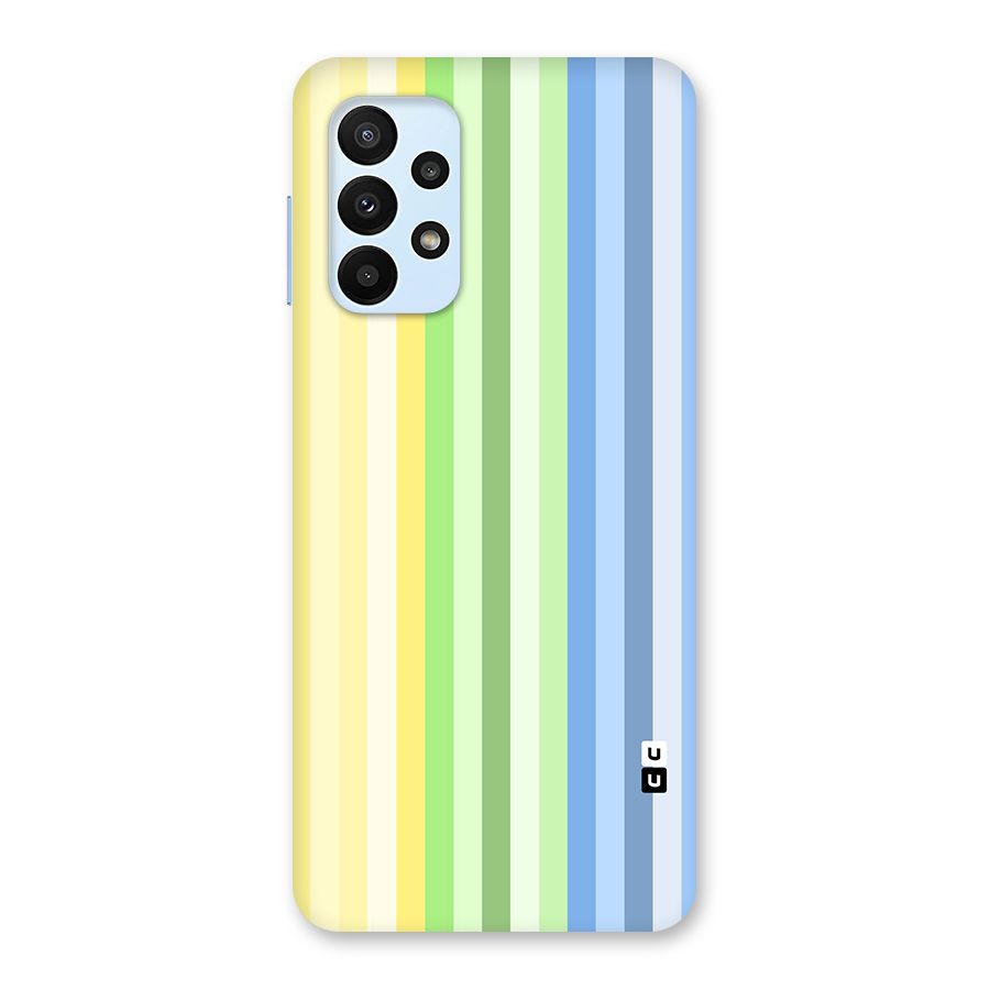 Minimal Pastel Shades Stripes Back Case for Galaxy A23