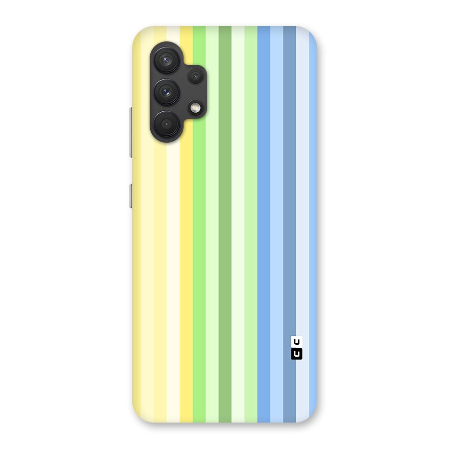 Minimal Pastel Shades Stripes Back Case for Galaxy A32
