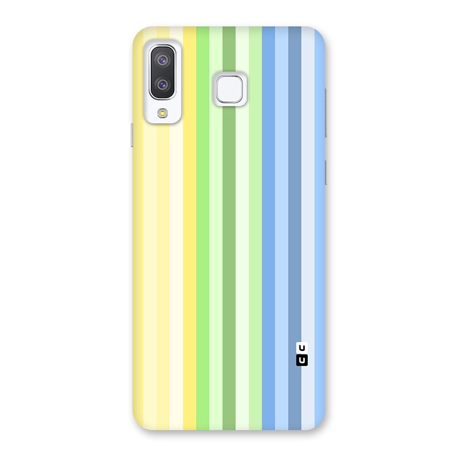 Minimal Pastel Shades Stripes Back Case for Galaxy A8 Star