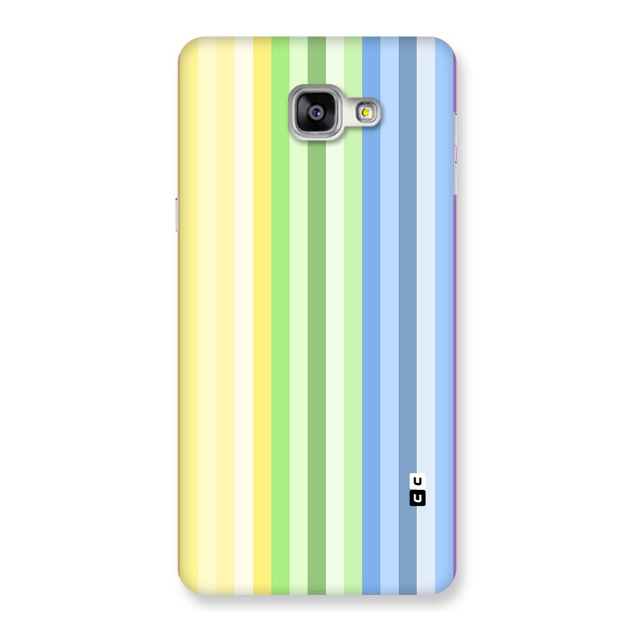 Minimal Pastel Shades Stripes Back Case for Galaxy A9