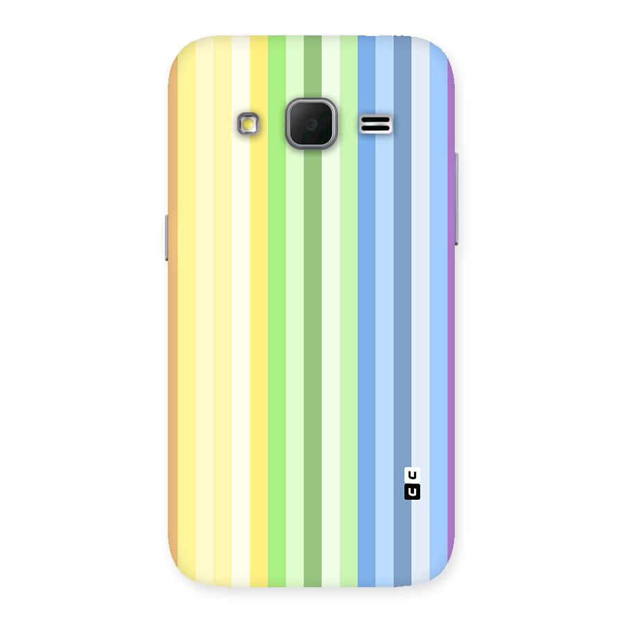 Minimal Pastel Shades Stripes Back Case for Galaxy Core Prime
