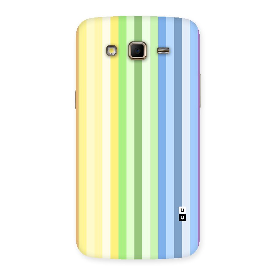 Minimal Pastel Shades Stripes Back Case for Galaxy Grand 2
