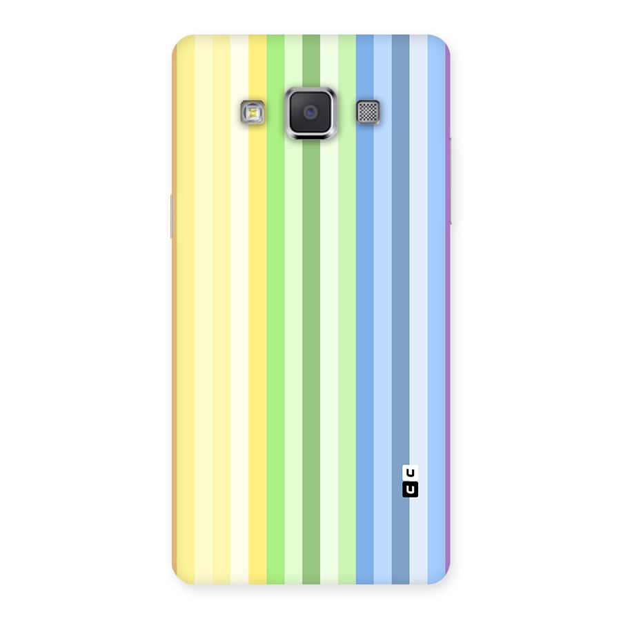 Minimal Pastel Shades Stripes Back Case for Galaxy Grand Max