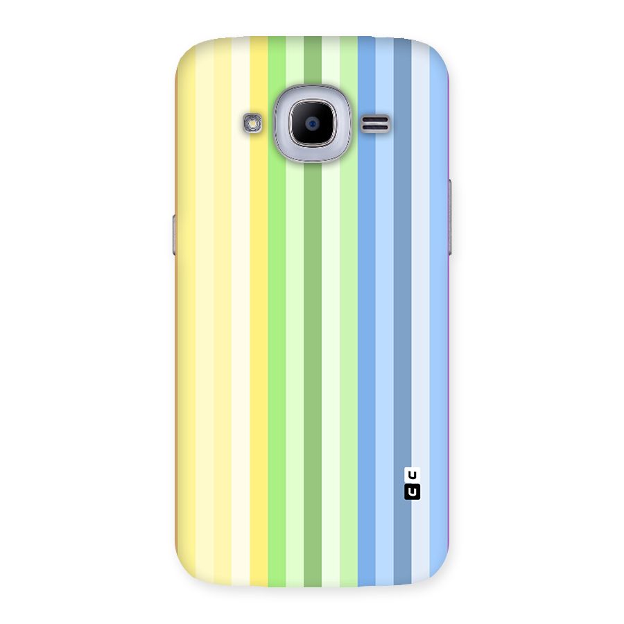 Minimal Pastel Shades Stripes Back Case for Galaxy J2 2016