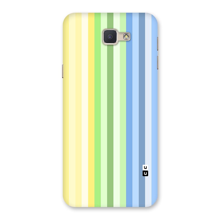 Minimal Pastel Shades Stripes Back Case for Galaxy J5 Prime