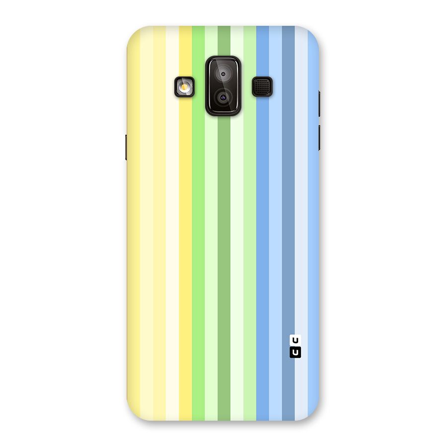 Minimal Pastel Shades Stripes Back Case for Galaxy J7 Duo