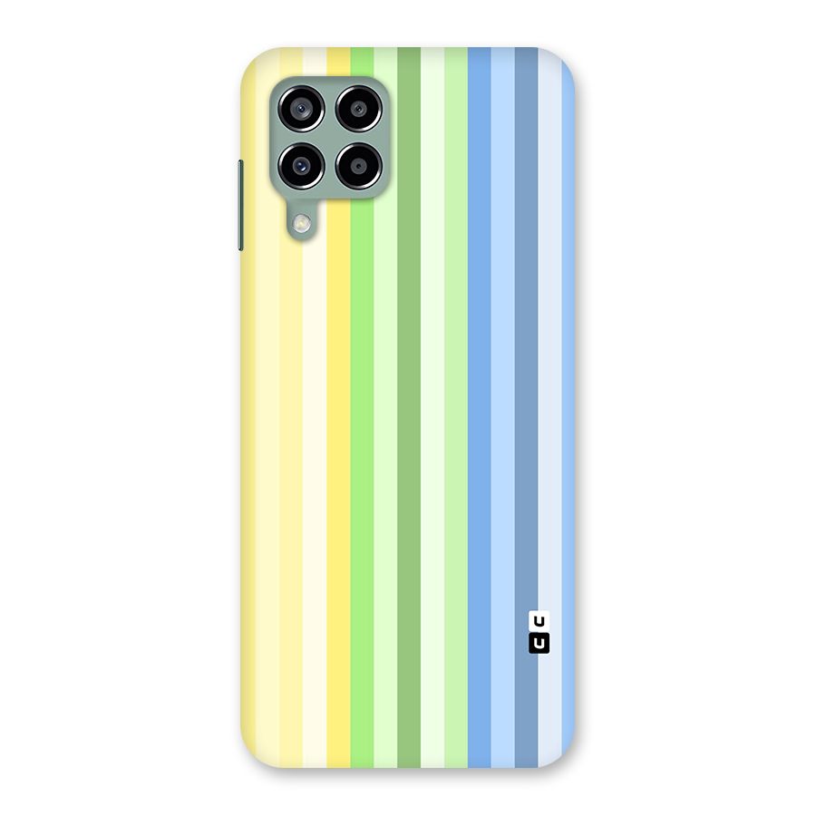 Minimal Pastel Shades Stripes Back Case for Galaxy M33