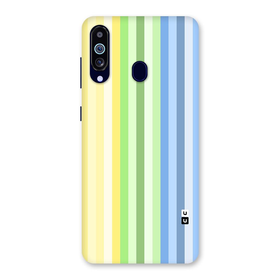 Minimal Pastel Shades Stripes Back Case for Galaxy M40