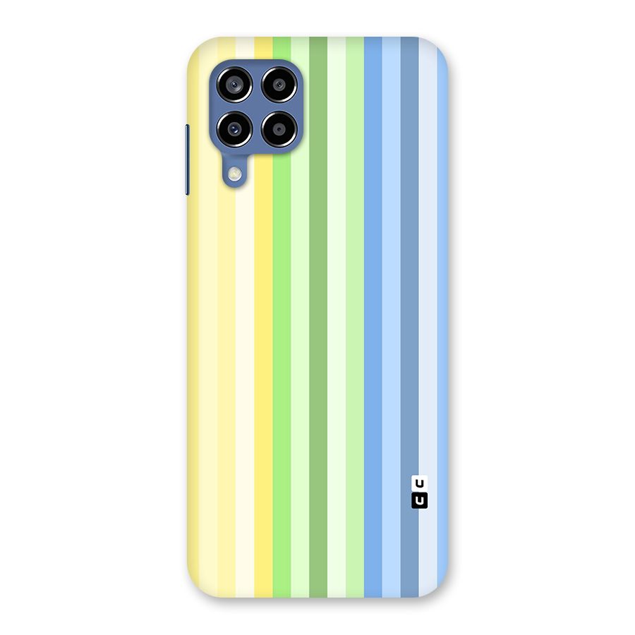 Minimal Pastel Shades Stripes Back Case for Galaxy M53 5G