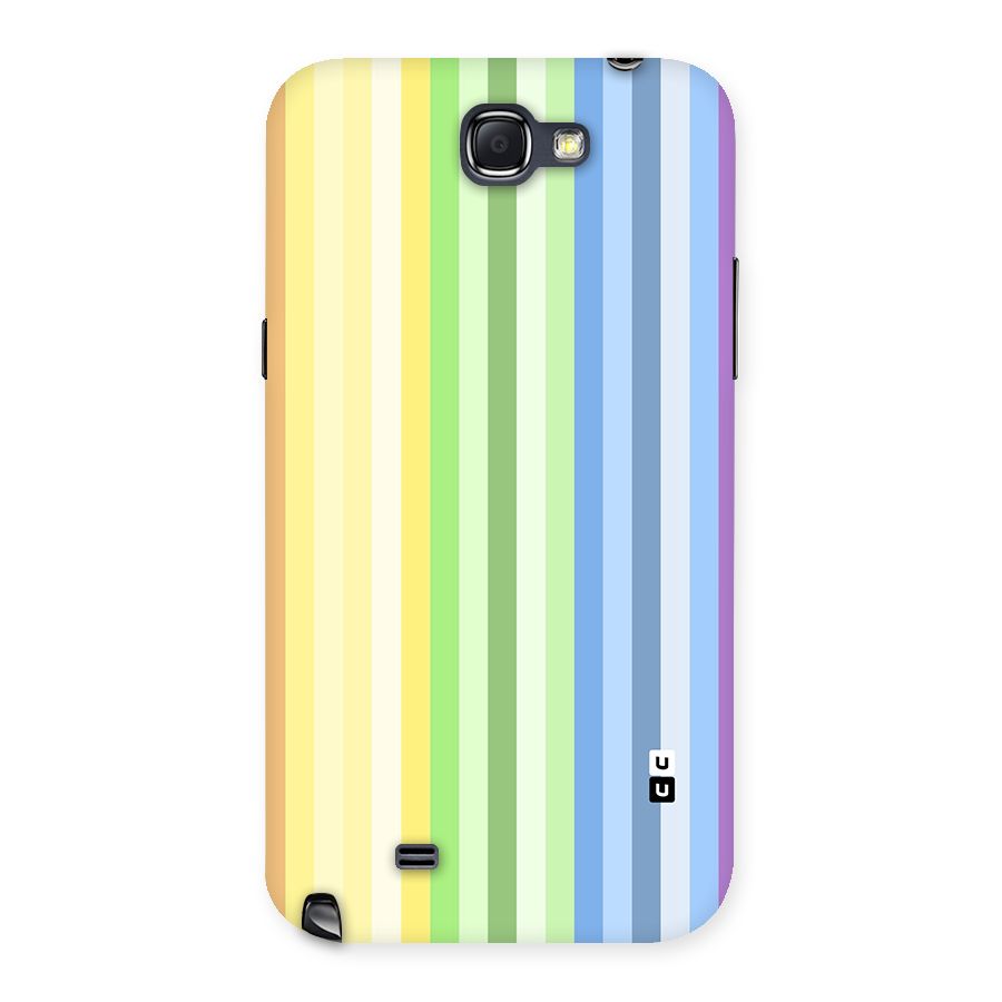 Minimal Pastel Shades Stripes Back Case for Galaxy Note 2