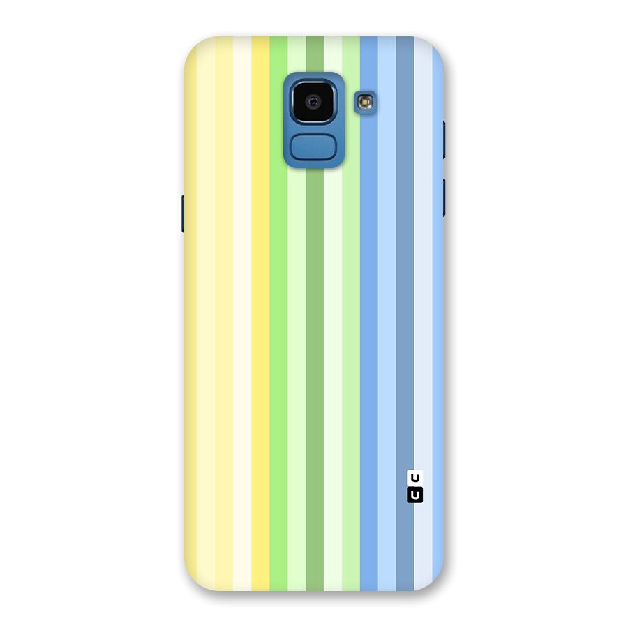 Minimal Pastel Shades Stripes Back Case for Galaxy On6