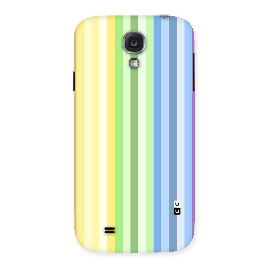 Minimal Pastel Shades Stripes Back Case for Galaxy S4