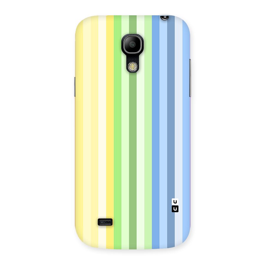 Minimal Pastel Shades Stripes Back Case for Galaxy S4 Mini