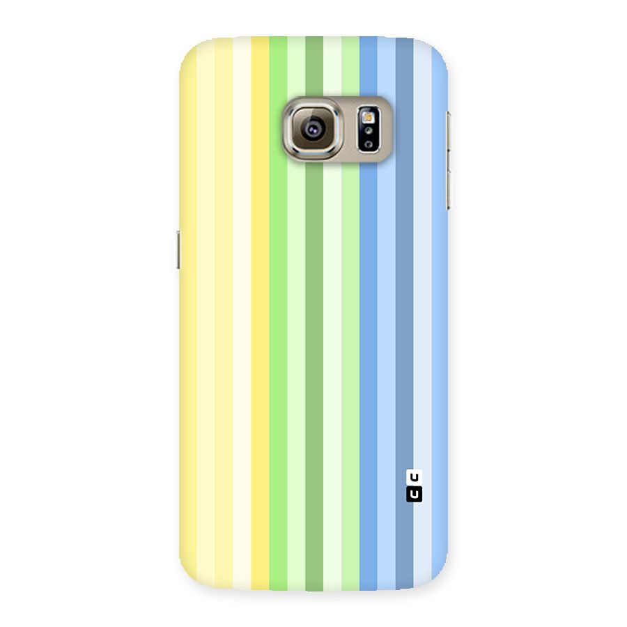 Minimal Pastel Shades Stripes Back Case for Galaxy S6 edge