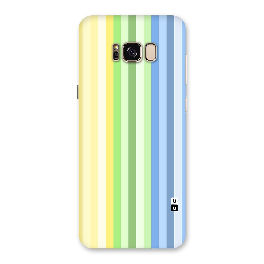 Minimal Pastel Shades Stripes Back Case for Galaxy S8 Plus