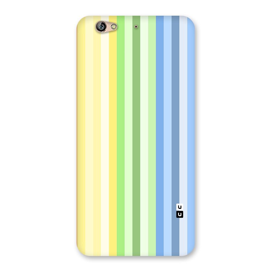 Minimal Pastel Shades Stripes Back Case for Gionee S6